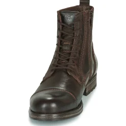 Jack & Jones - JFW RUSSEL LEATHER Marron Online