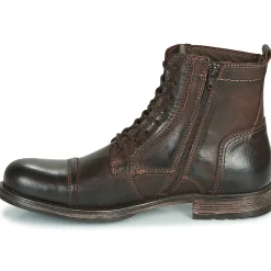 Jack & Jones - JFW RUSSEL LEATHER Marron Online