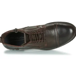 Jack & Jones - JFW RUSSEL LEATHER Marron Online