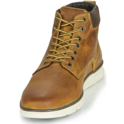 Jack & Jones - JFW TUBAR LEATHER Marron Best