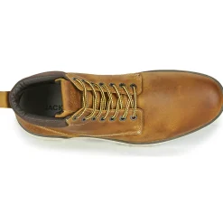 Jack & Jones - JFW TUBAR LEATHER Marron Best