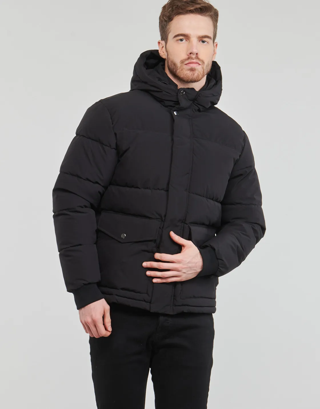 Jack & Jones - JJDAVID PUFFER JACKET Noir Outlet