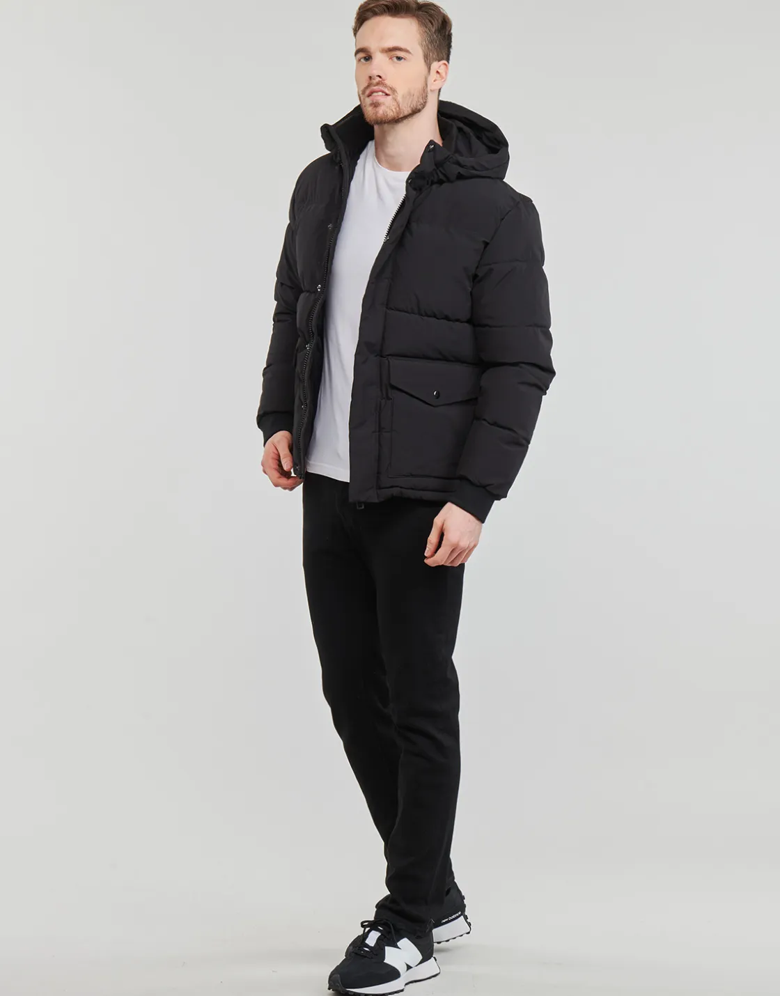 Jack & Jones - JJDAVID PUFFER JACKET Noir Outlet