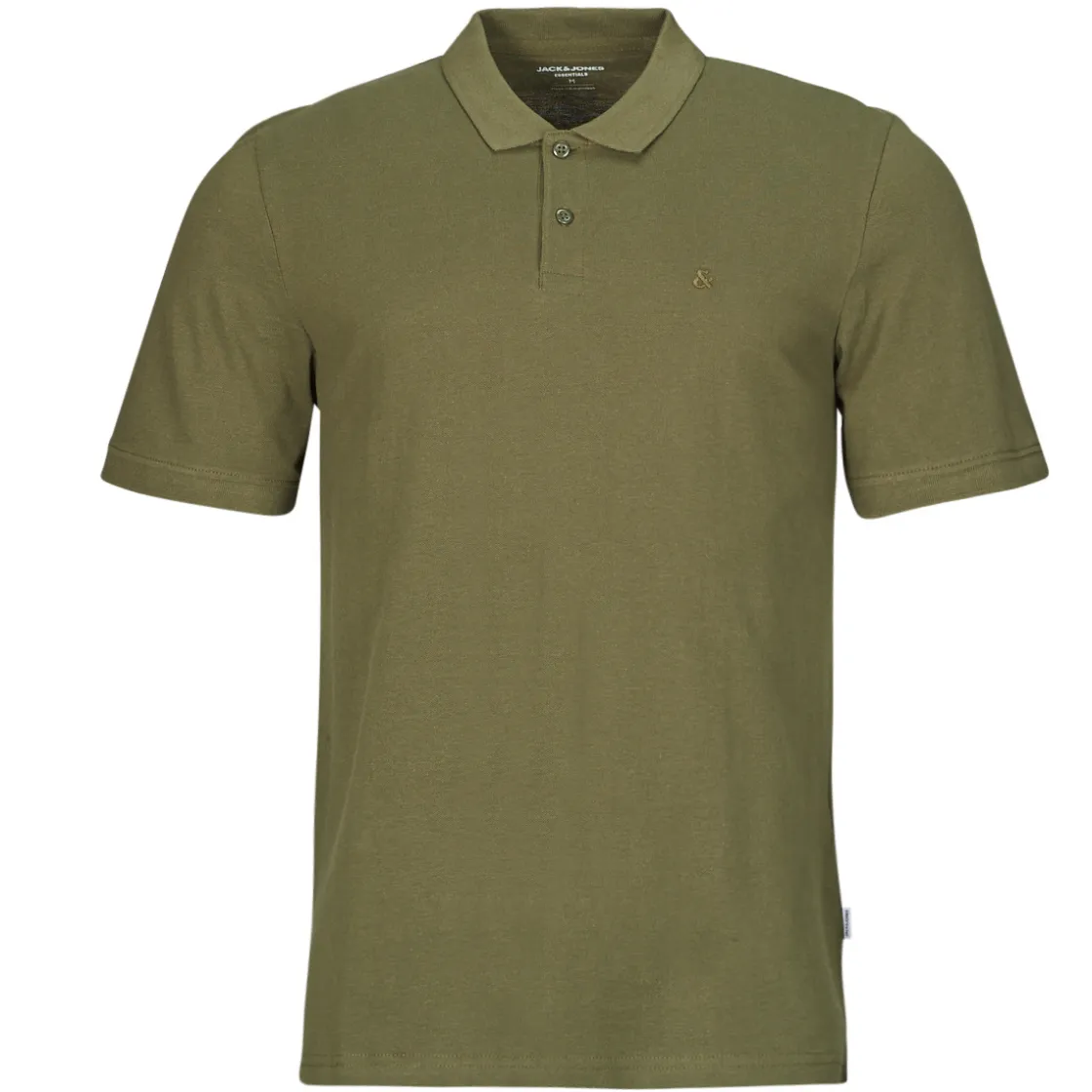Jack & Jones - JJEBASIC POLO SS Kaki Best