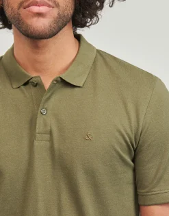 Jack & Jones - JJEBASIC POLO SS Kaki Best