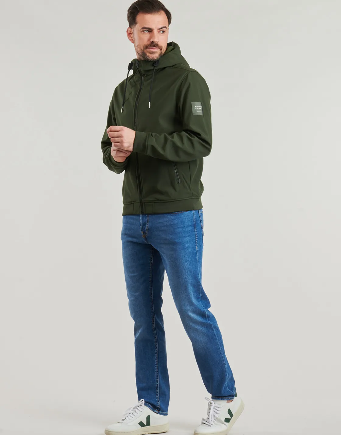 Jack & Jones - JJEBASIC SOFTSHEL Kaki Discount