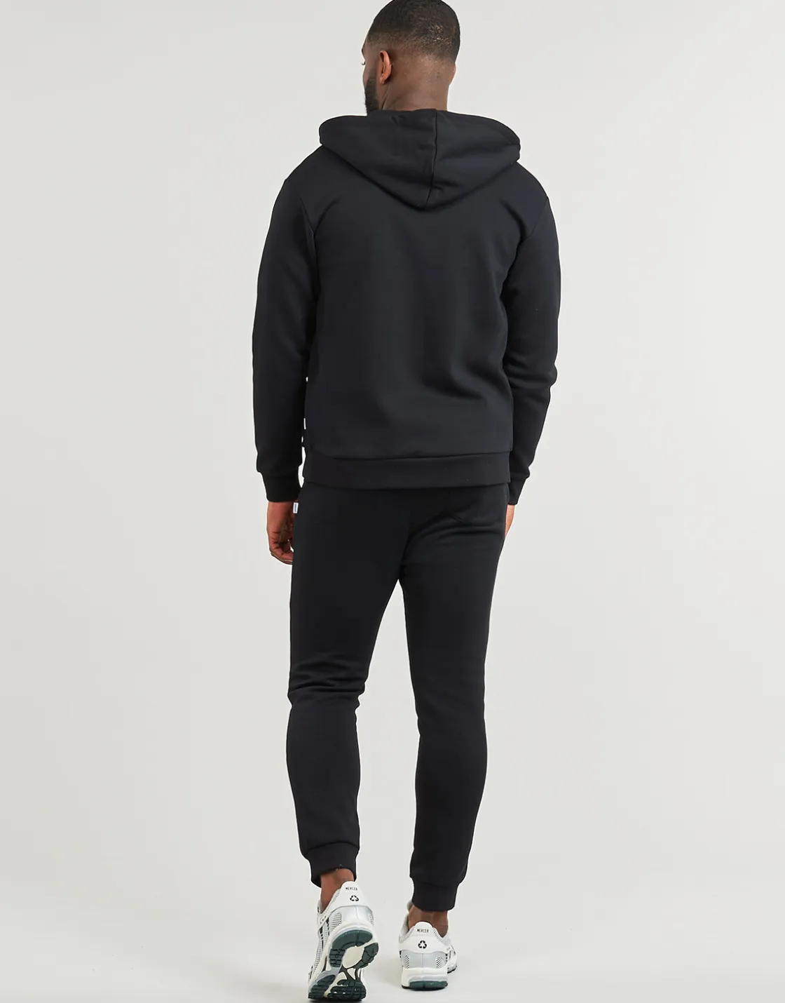 Jack & Jones - JJEBRADLEY SWEAT ZIP HOOD Noir