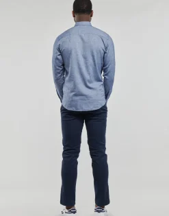 Jack & Jones Chemises^- JJECLASSIC MELANGE SHIRT LS SN