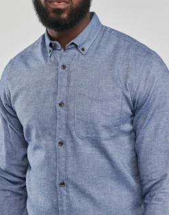 Jack & Jones Chemises^- JJECLASSIC MELANGE SHIRT LS SN