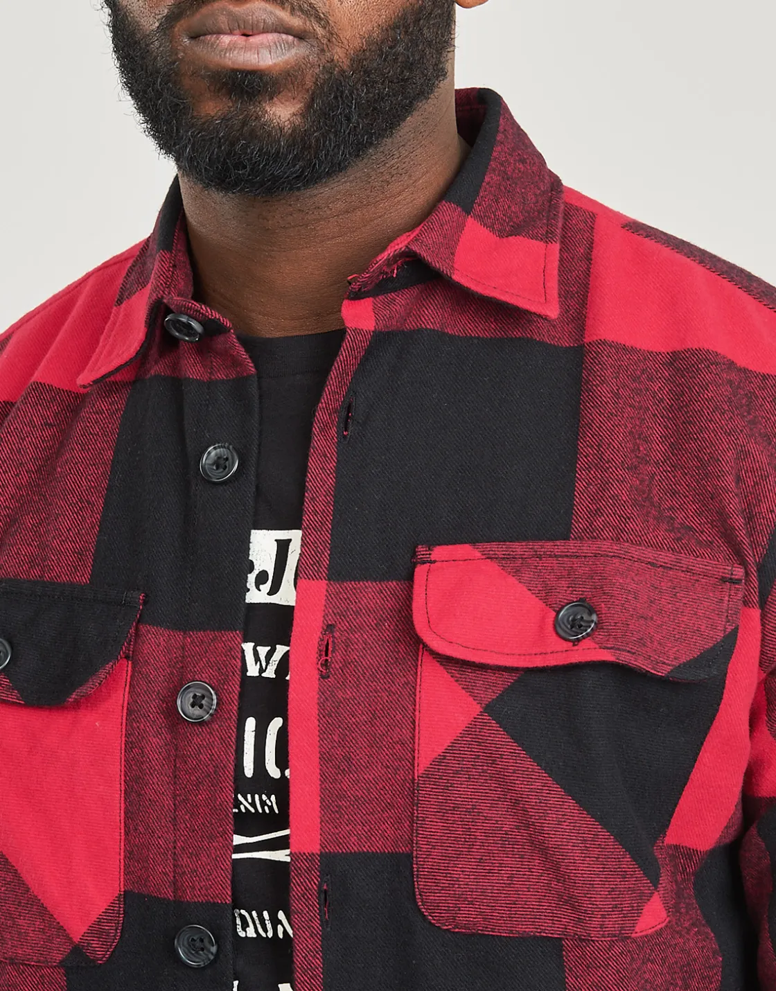 Jack & Jones - JJEDARREN BUFFALO OVERSHIRT LS< Chemises