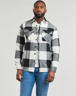 Jack & Jones - JJEDARREN BUFFALO OVERSHIRT LS Blanc Best