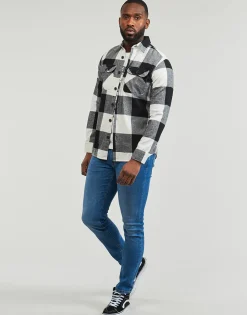 Jack & Jones - JJEDARREN BUFFALO OVERSHIRT LS Blanc Best