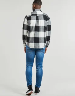 Jack & Jones - JJEDARREN BUFFALO OVERSHIRT LS Blanc Best