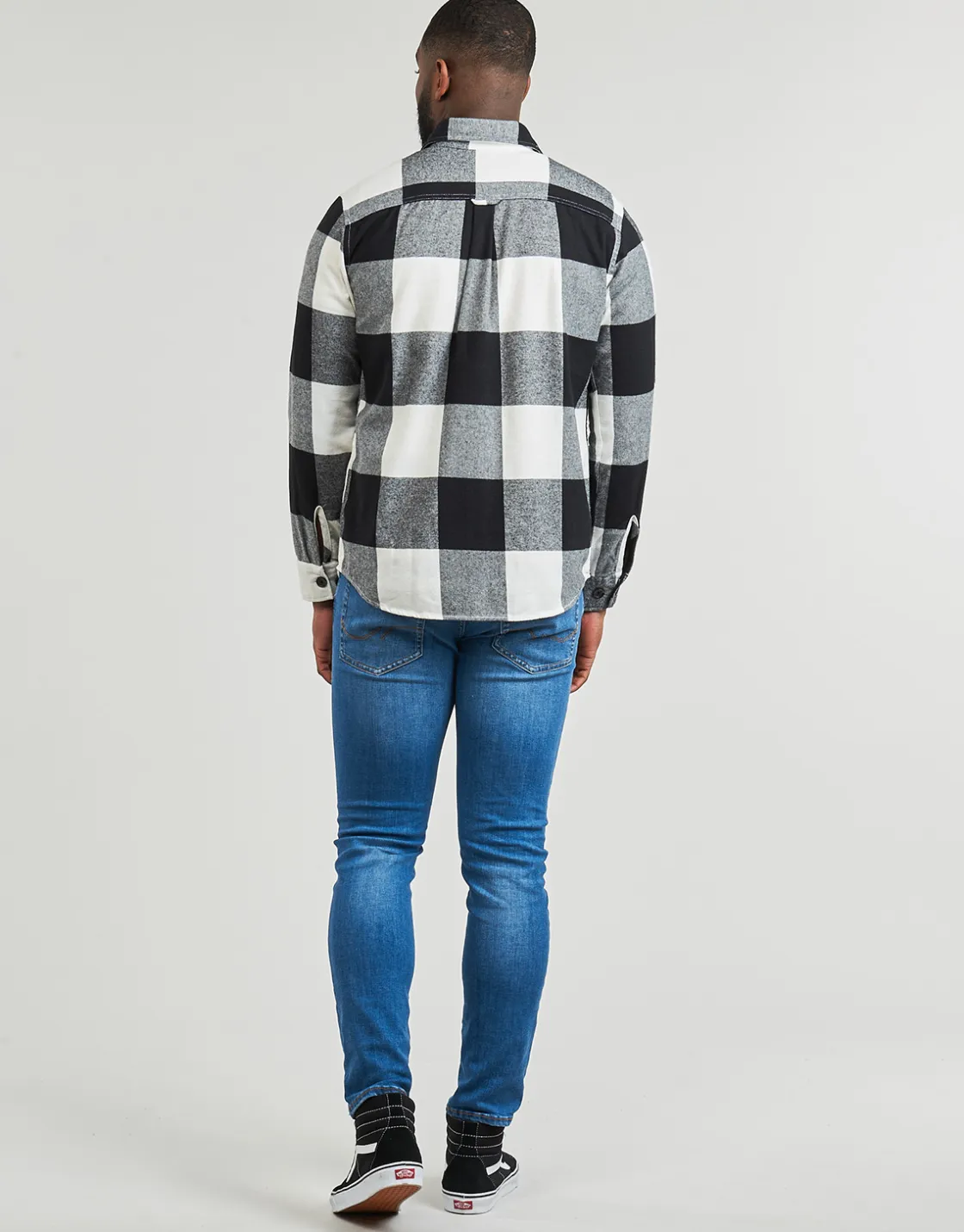Jack & Jones - JJEDARREN BUFFALO OVERSHIRT LS Blanc Best