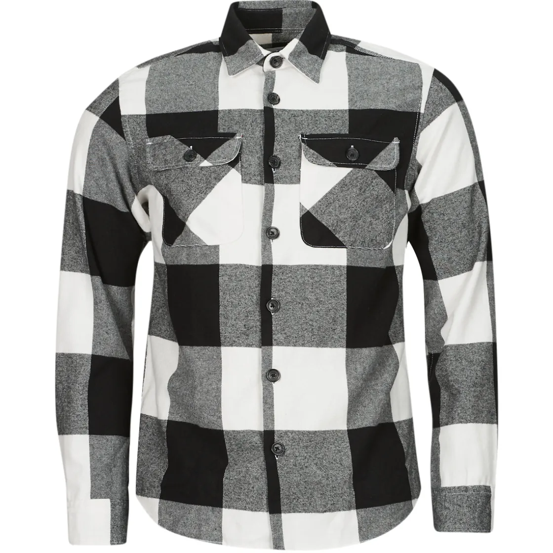Jack & Jones - JJEDARREN BUFFALO OVERSHIRT LS Blanc Best