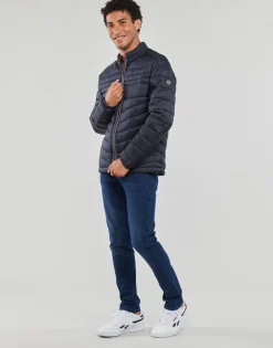 Jack & Jones - JJEFLY PUFFER COLLAR Marine Hot