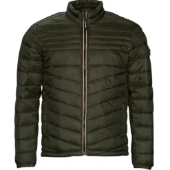 Jack & Jones - JJEHERO PUFFER COLLAR Kaki Discount