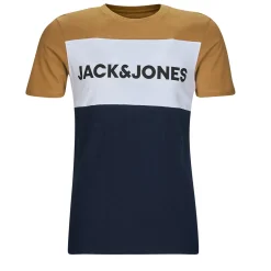 Jack & Jones - JJELOGO BLOCKING TEE SS Hot
