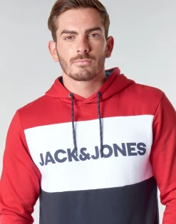 Jack & Jones - JJELOGO BLOCKING Rouge