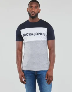 Jack & Jones - JJELOGO BLOCKING TEE< T-shirts & Polos