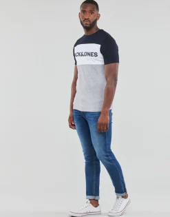 Jack & Jones - JJELOGO BLOCKING TEE< T-shirts & Polos