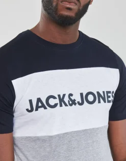 Jack & Jones - JJELOGO BLOCKING TEE< T-shirts & Polos