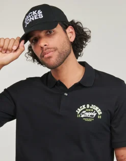 Jack & Jones - JJELOGO POLO SS 2 COL SS24 SN Noir New