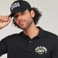 Jack & Jones - JJELOGO POLO SS 2 COL SS24 SN Noir New