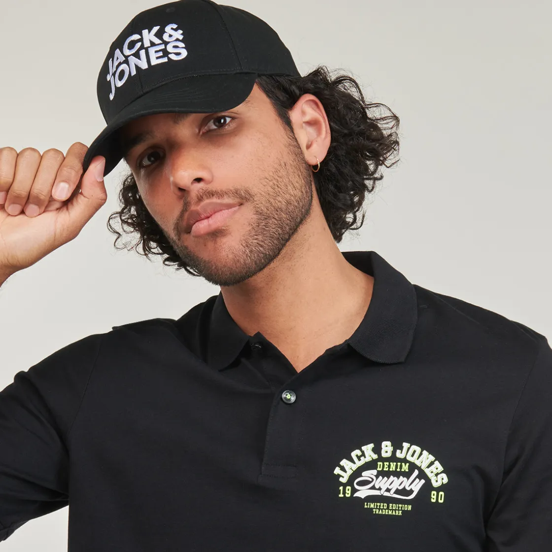 Jack & Jones - JJELOGO POLO SS 2 COL SS24 SN Noir New