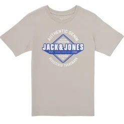 Jack & Jones - JJELOGO TEE SS ONECK 2COL 24/25 Beige