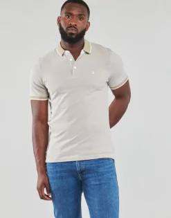 Jack & Jones - JJEPAULOS POLO SS Beige Sale