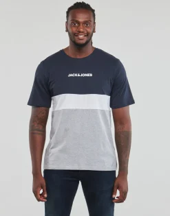 Jack & Jones - JJEREID BLOCKING TEE SS Multicolore