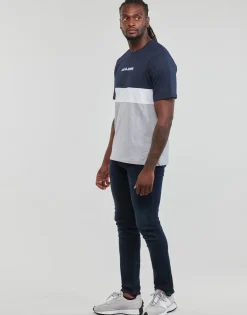 Jack & Jones - JJEREID BLOCKING TEE SS Multicolore