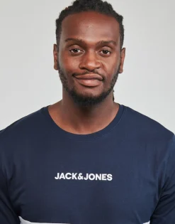 Jack & Jones - JJEREID BLOCKING TEE SS Multicolore