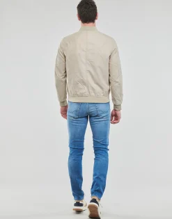Jack & Jones Vestes^- JJEROCKY FAUX SUEDE BOMBER