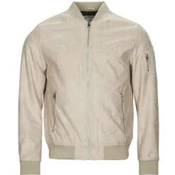 Jack & Jones Vestes^- JJEROCKY FAUX SUEDE BOMBER