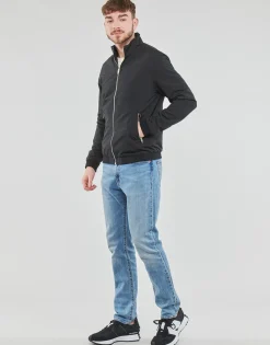 Jack & Jones - JJERUSH HARRINGTON BOMBER Noir New