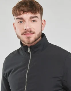 Jack & Jones - JJERUSH HARRINGTON BOMBER Noir New