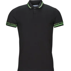 Jack & Jones - JJGLOBUS POLO SS Noir Hot
