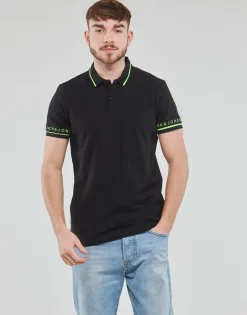 Jack & Jones - JJGLOBUS POLO SS Noir Hot