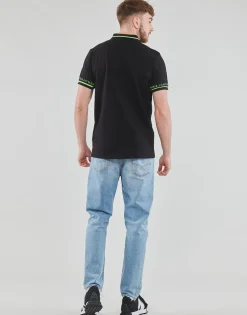 Jack & Jones - JJGLOBUS POLO SS Noir Hot