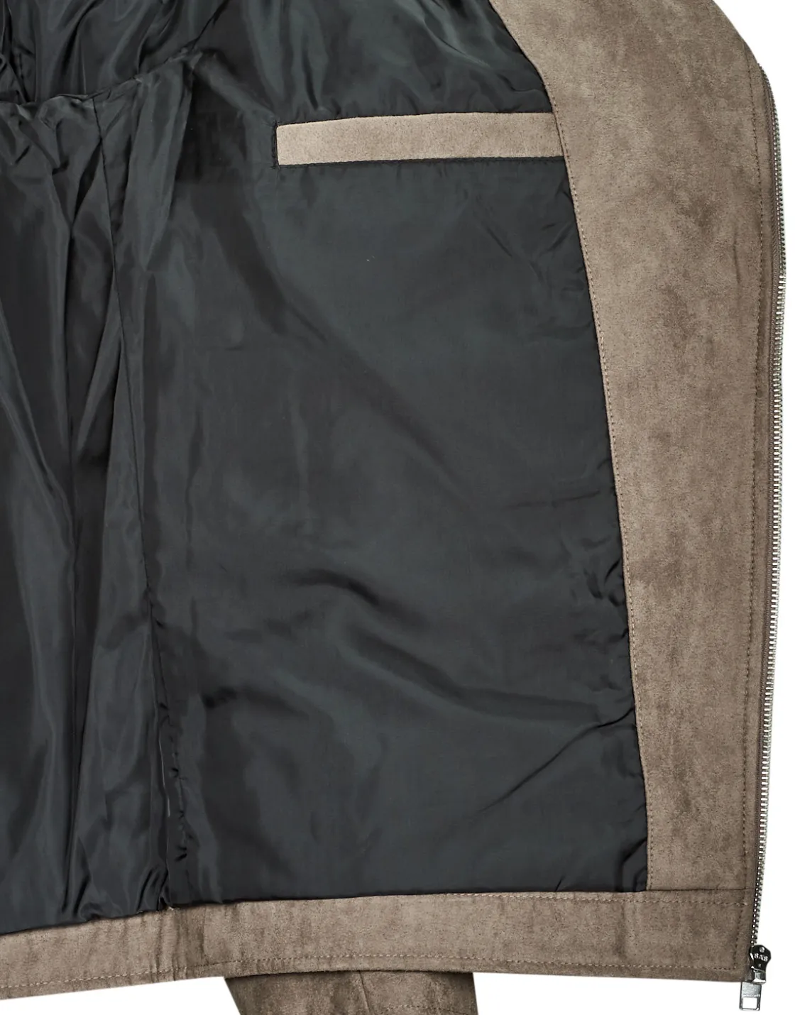 Jack & Jones - JJROCKY FAUX SUEDE BIKER JACKET Beige Sale