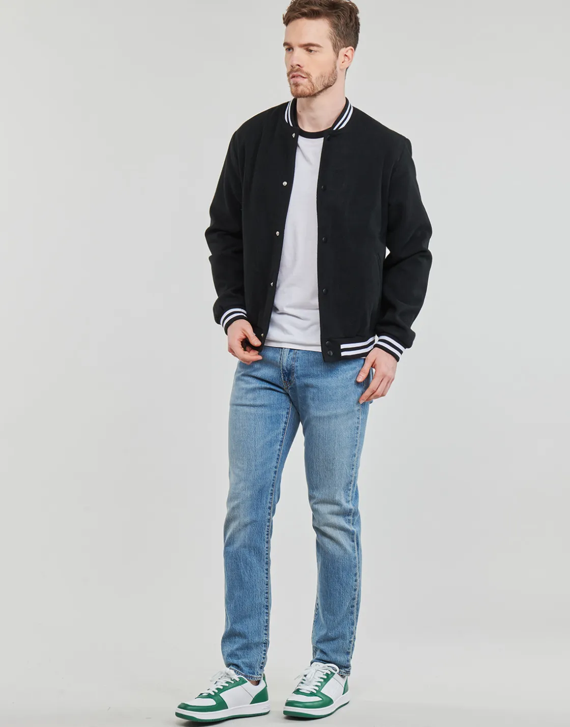Jack & Jones Vestes^- JJZAC WOOL BOMBER