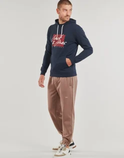Jack & Jones - JJZURI SWEAT HOOD Marine Hot