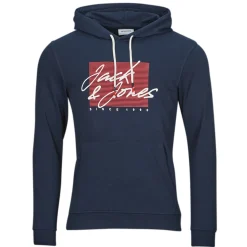 Jack & Jones - JJZURI SWEAT HOOD Marine Hot