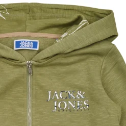 Jack & Jones - JORCRAYON SWEAT ZIP HOOD Vert New