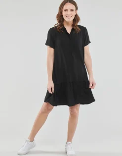 JDY - LION S/S PLACKET DRESS Noir Online