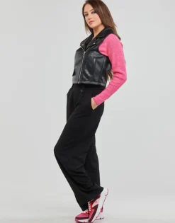 JDY - NEWETTA FAUX LEATHER WAISTC. OTW SIE Noir