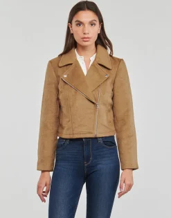 JDY - TENNESSEE LEO BIKER JACKET OTW QIQ Marron Best