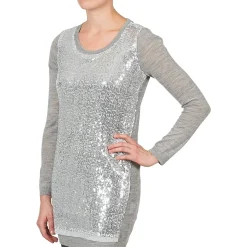 La City - PULL SEQUINS Gris